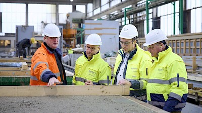 Besichtigung der Produktionsstätte