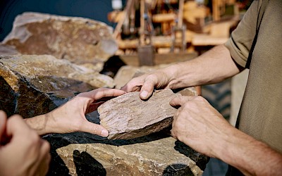 Wiederaufbereiter Naturstein bei der Firma Beuting GmbH
