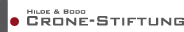 Das Logo der Hilde & Bodo Crone-Stiftung