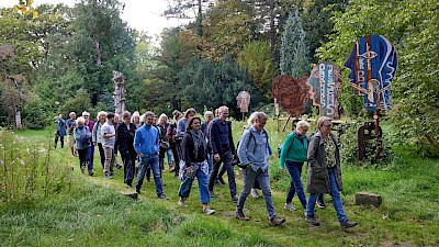 Zum Münsterland Festival part 12 gehörten verschieden Exkursionen, immer in Verbindung mit Kunst und Kultur.