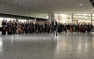 Das Sinfonieorchester Münsterland spielte auch in diesem Jahr wieder beim Münsterland Festival.