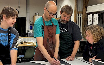 prINT - Das Grafikprojekt fand auch in diesem Jahr wieder in Rheine und Borken statt.