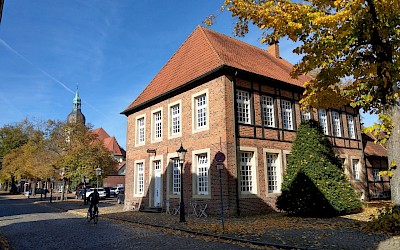 Die RESET*Landpartie endet an der alten Amtmannei in Nottuln.