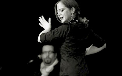 Beim spanischen Tanztreff El Patio Andaluz können Teilnehmende im Rahmen des Münsterland Festivals Flamenco lernen.