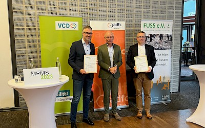 14. Dezember 2023 - RVM und Kreis Coesfeld werden für den ExpressBus X90 mit dem Mobilitätspreis Münster ausgezeichnet