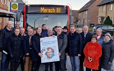 Landrat Dr. Schulze Pellengahr und Bürgermeister Stohldreier eröffnen die K10