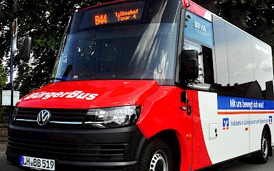 Bedarfsgesteuerte Bürgerbusse