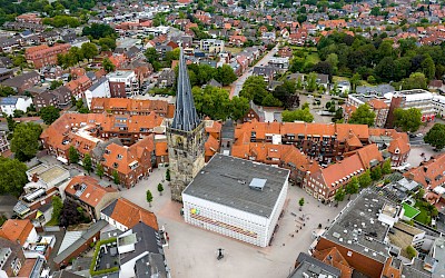Blick auf die Innenstadt von Ahaus
