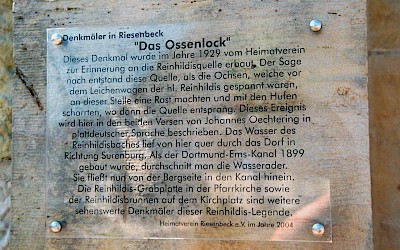 Das Ossenlock-Denkmal in Riesenbeck