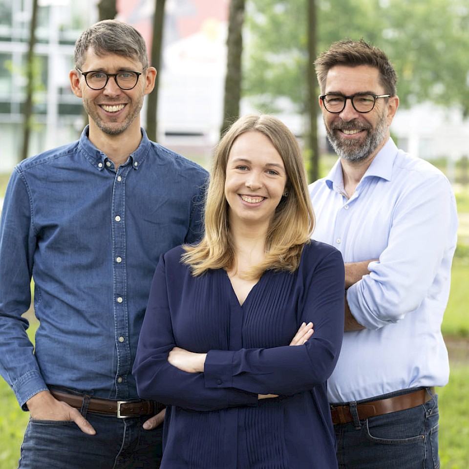 Het team van het Cultureel Bureau Münsterland