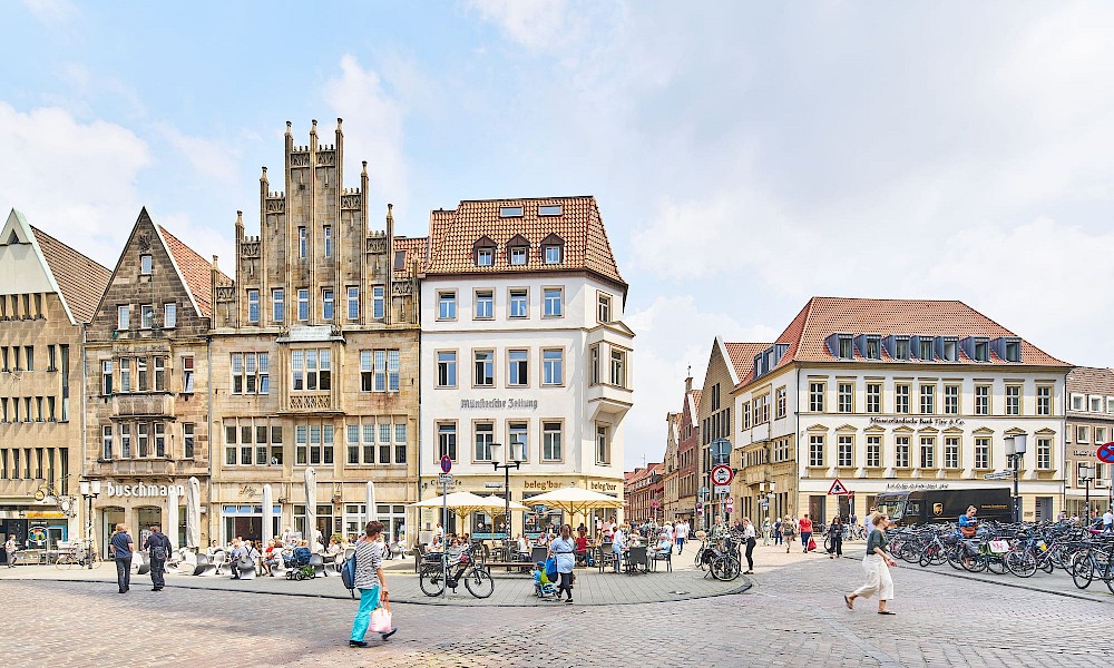 Der Prinzipalmarkt ist das Herz von Münster.