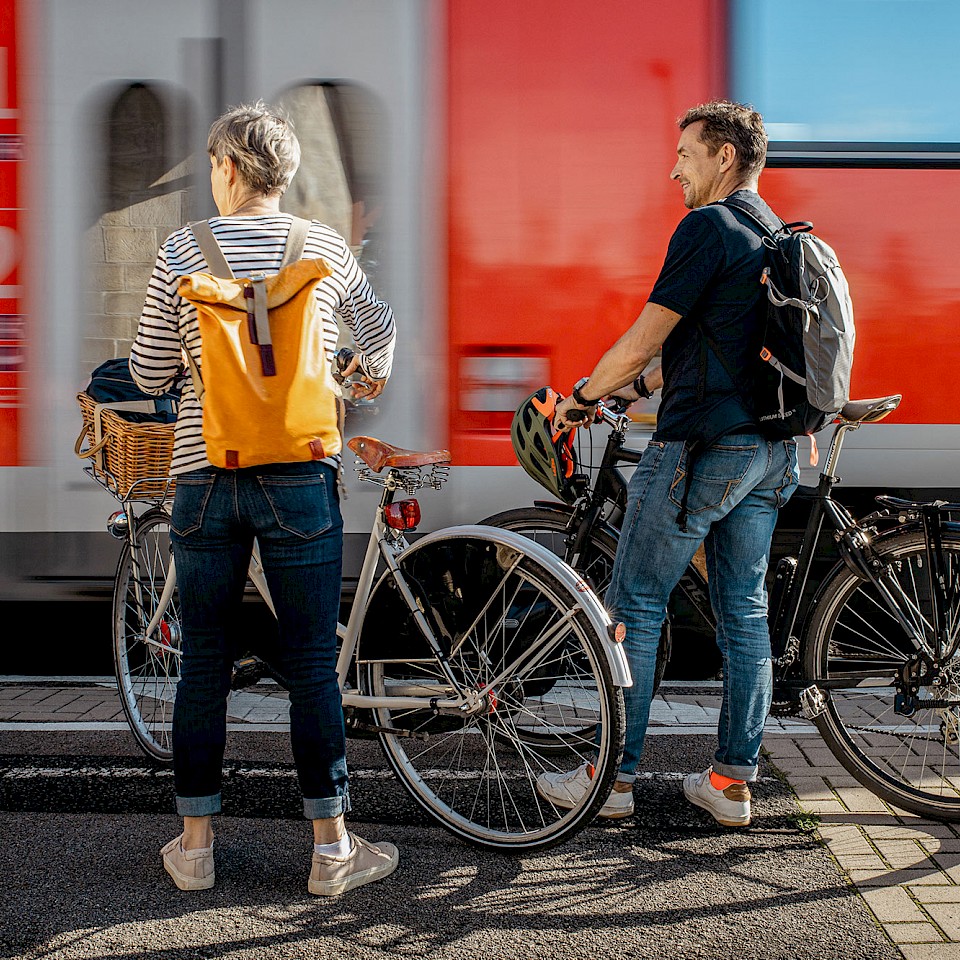 Met de fiets en de trein door het Münsterland