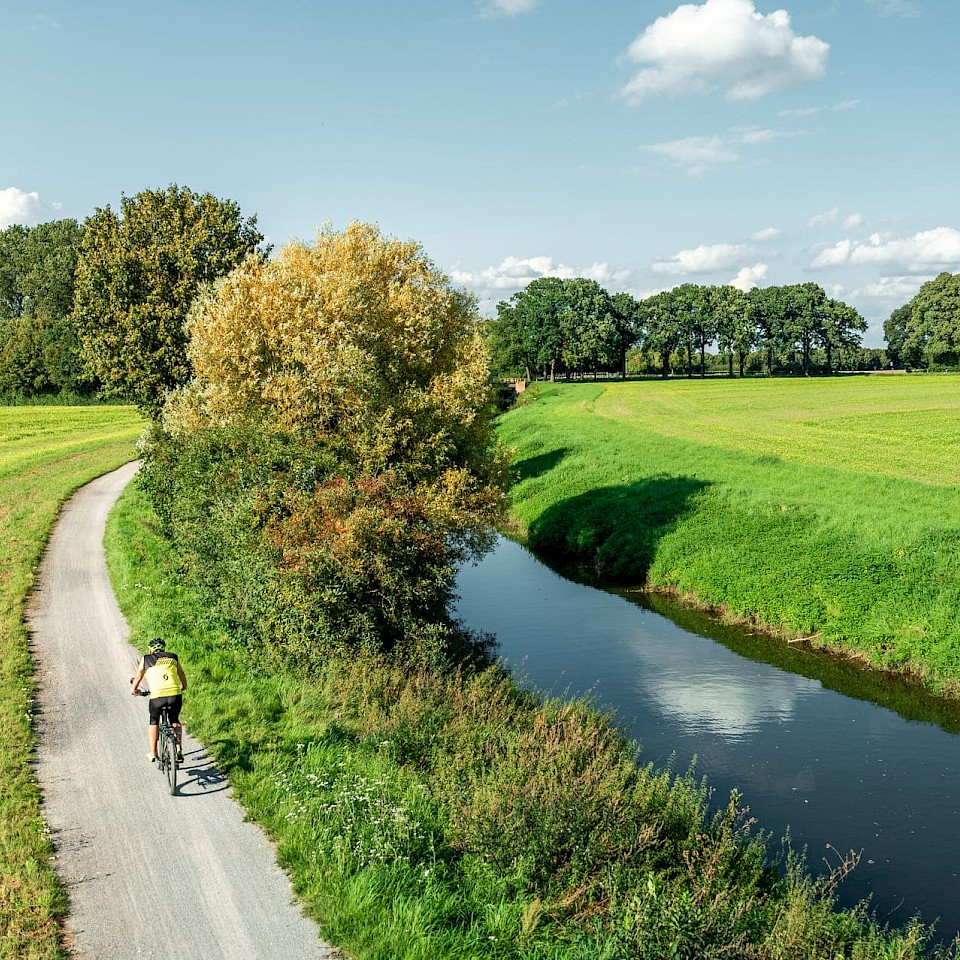 Cycling along the WerseRadweg