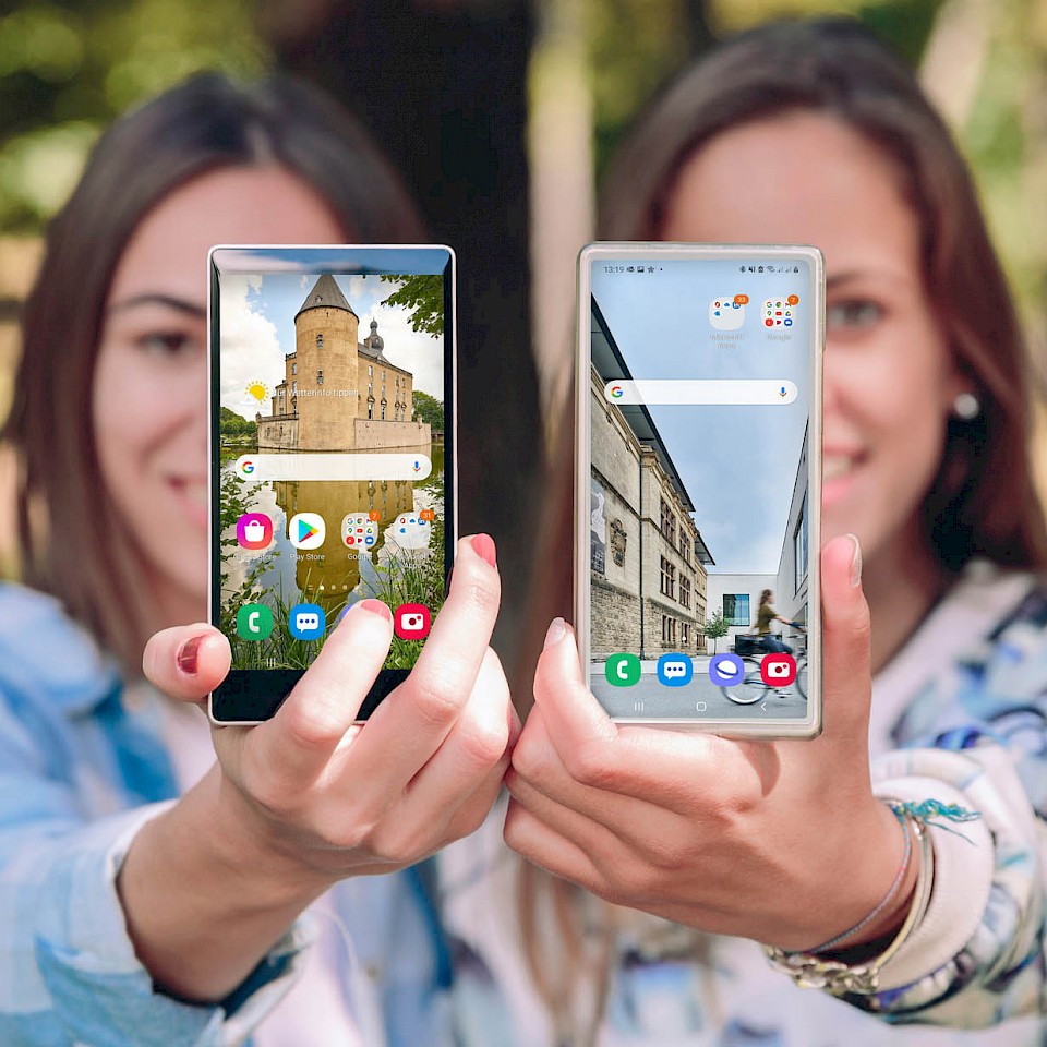 Hintergrundbilder für die Münsterländer Smartphones
