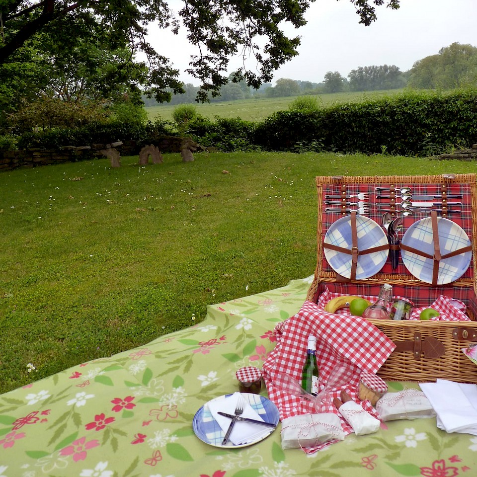 Picknick am Haus Tourneur in Lippetal
