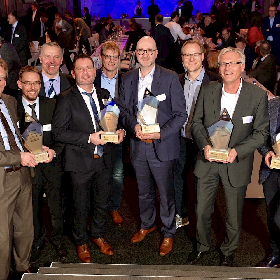 Die Preisträger des Innovationspreises Münsterland 2019