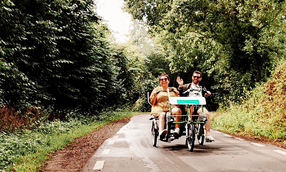 With the tricycle on the NaturTour II