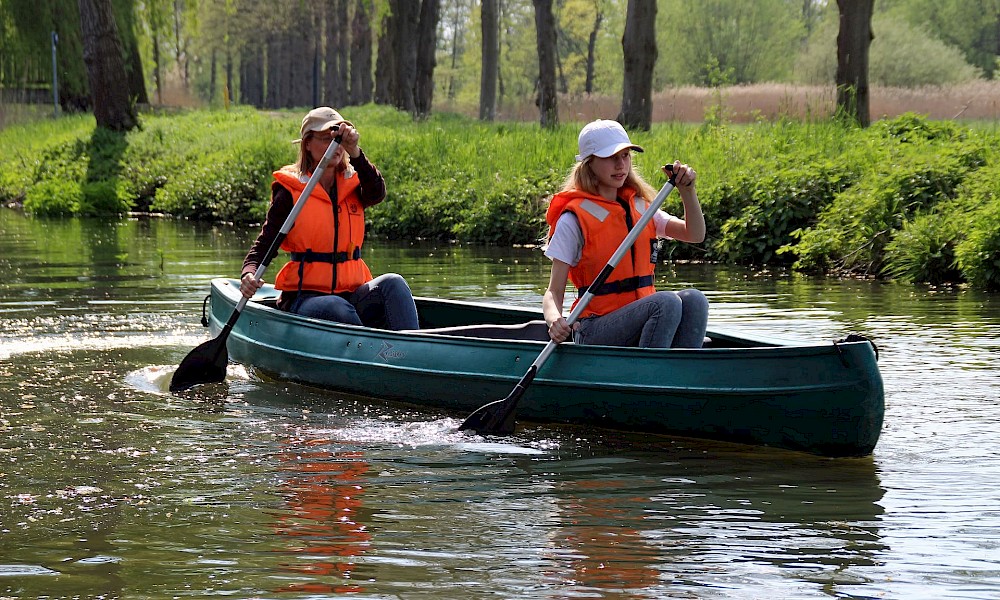 Canoe trip on the Stever in Lüdinghausen