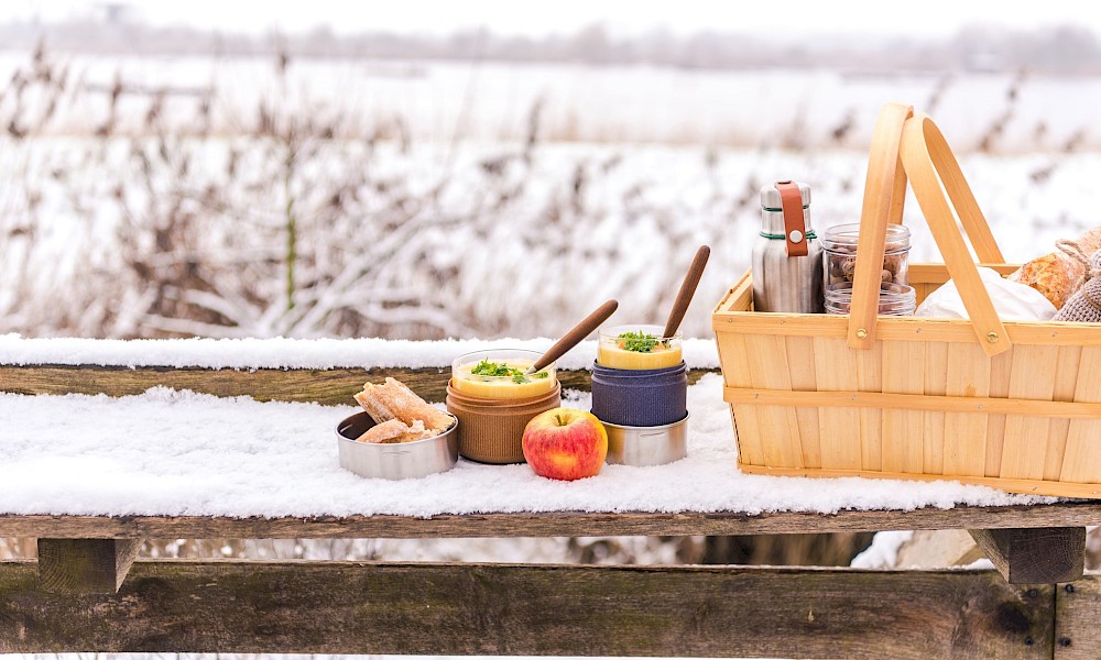 Winter picnic in the Münsterland