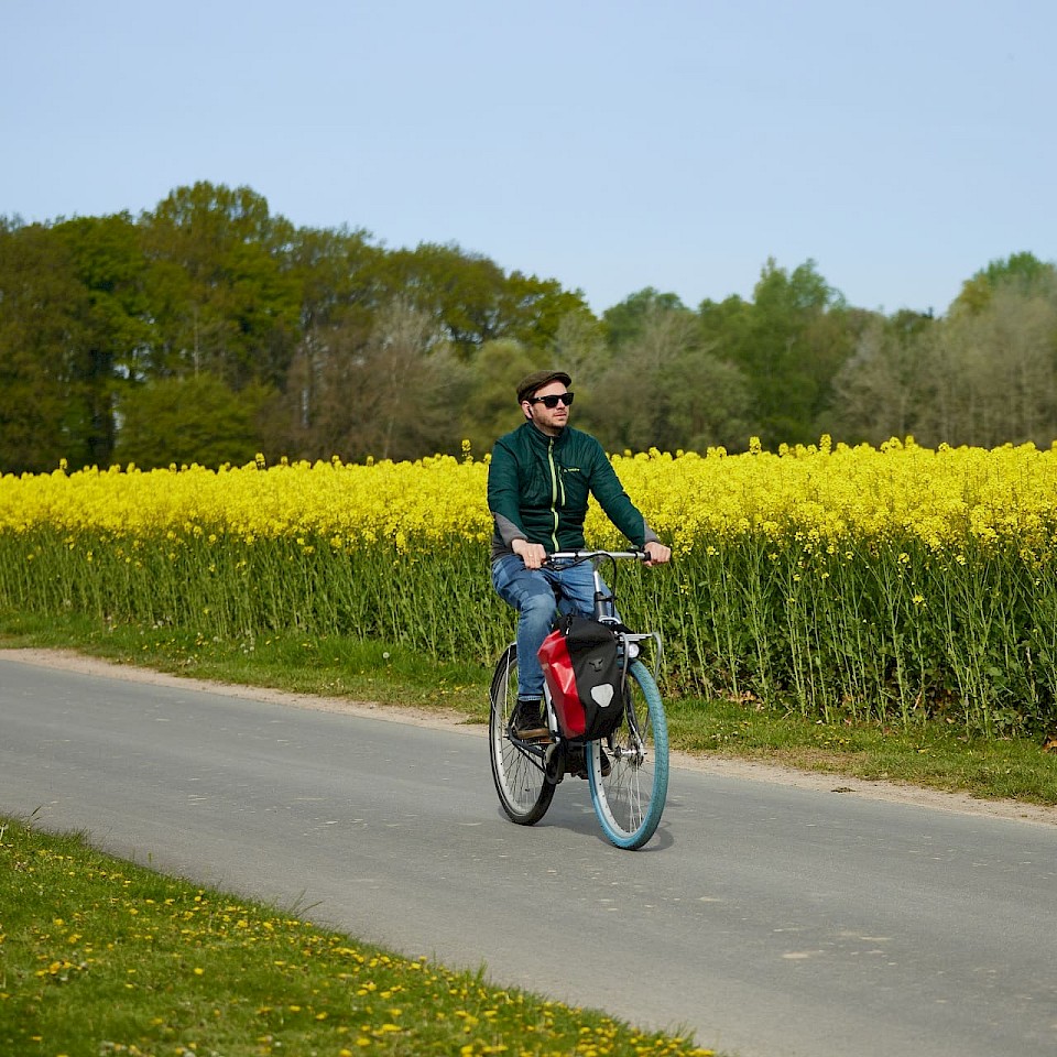 E-Bike fahren im Münsterland